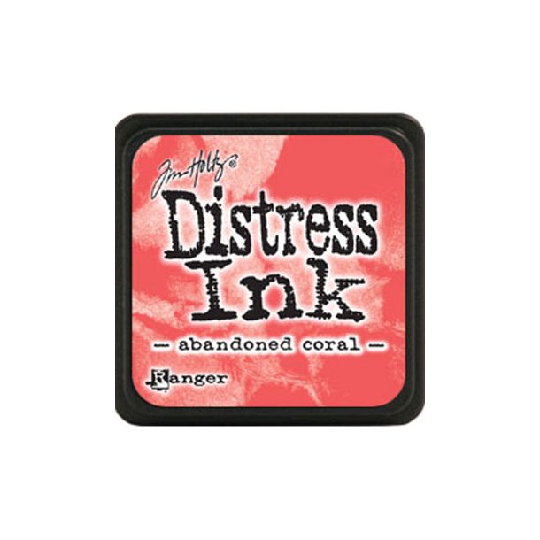 Stempelpude, Distress Ink MINI - vlg farver Abandoned coral