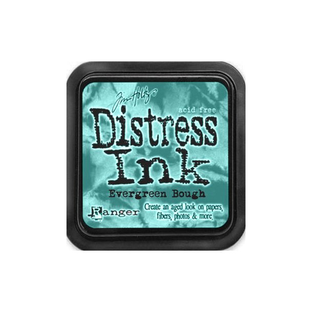 Stempelpude, Distress Ink MINI - vlg farver Evergreen bough