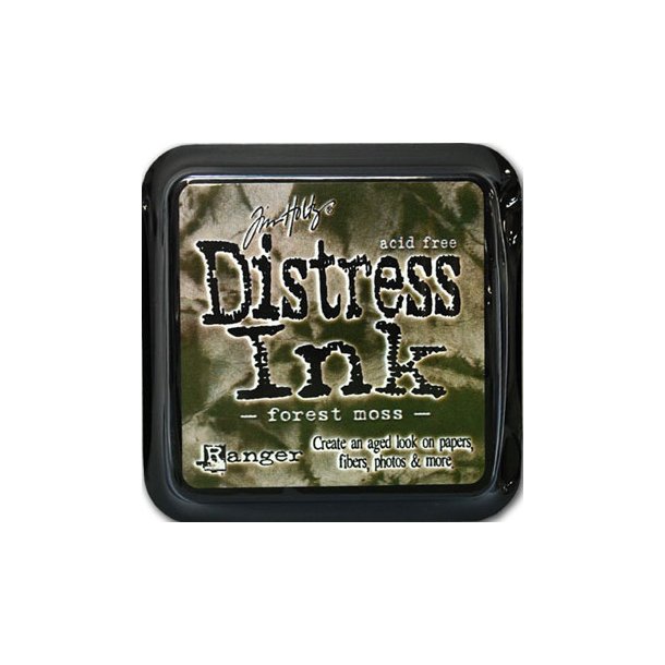 Stempelpude, Distress Ink MINI - vlg farver Forrest moss