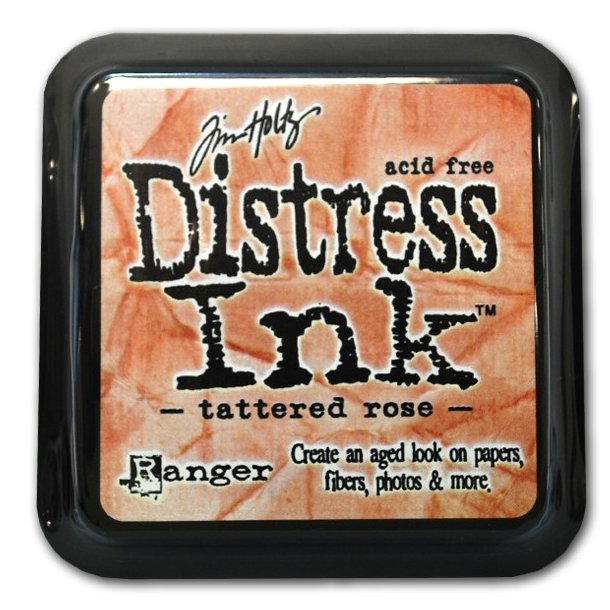 Stempelpude, Distress Ink MINI - vlg farver Tattered rose