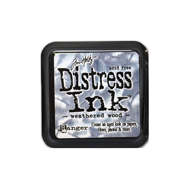 Stempelpude, Distress Ink MINI - vlg farver Weathered wood