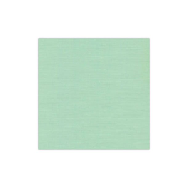 Card Deco - Linen Karton, 30,5x30,5 cm, 240g/m2 - vlg farver 20_Mintgr&oslash;n