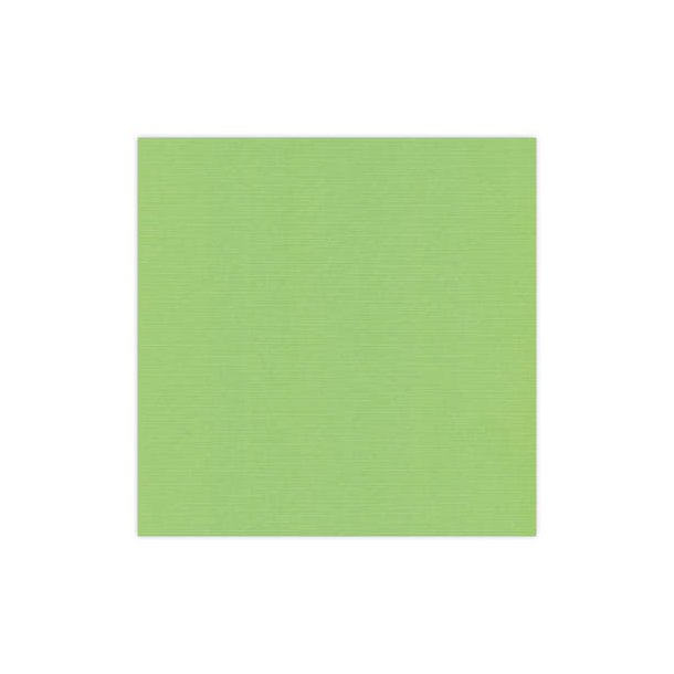 Card Deco - Linen Karton, 30,5x30,5 cm, 240g/m2 - vlg farver 21_Lime gr&oslash;n