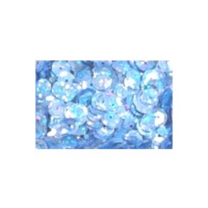 pailletter 6mm, lys bl disco ca. 10g