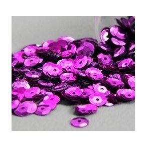 pailletter 5mm, lilla ca. 12g