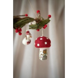 Gry &amp; Sif - Jul; filtet svampehus til oph�ng