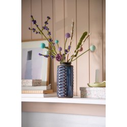 Gry &amp; Sif - Filtet kugle-blomst, �2cm, lyselilla, 1 stk.