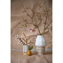 Gry &amp; Sif - Mini gren med hvide b�r, 1 stk.