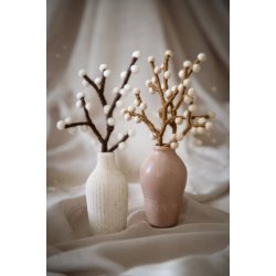 Gry &amp; Sif - Mini gren med hvide b�r, 1 stk.