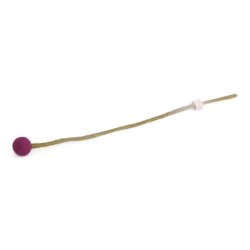 Gry &amp; Sif - Filtet kugle-blomst, �2cm, purpur farvet, 1 stk.