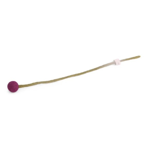 Gry &amp; Sif - Filtet kugle-blomst, �2cm, purpur farvet, 1 stk.