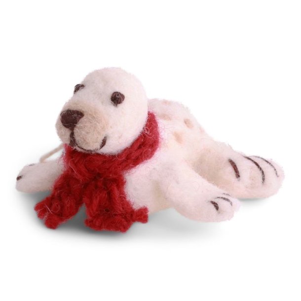 Gry &amp; Sif - Jul; lille filtet babys�l m/r�dt t�rkl�de