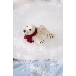Gry &amp; Sif - Jul; lille filtet babys�l m/r�dt t�rkl�de