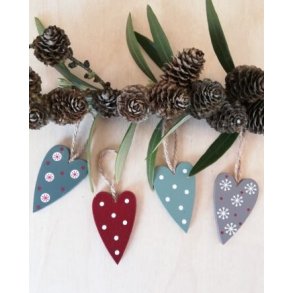 St med 4 smukke trhjerter fra Madleys