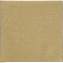 Servietter i tekstil lignende kvalitet, str. 40x40 cm, guld, 20stk.