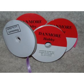 Satinbnd 3mm, 10 m pr. rulle, LYS LILLA