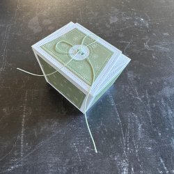 Polyester-snor til kort-sljfer &amp; andet sjov, SBA711, PURPUR farvet, 0,5mm, 50meter