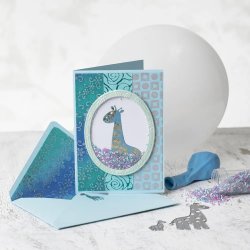 Dies/skre stencils; Stor og lille giraf