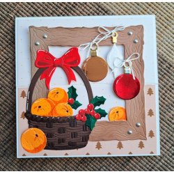 Dies/sk�re stencils, By Lene's BLD1877, Tr�ramme, God jul &amp; julepynt