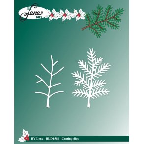 Dies/skre stencils, By Lene's BLD1584, Grangren