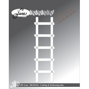 Dies/skre stencils, By Lene's BLD1626, Stige