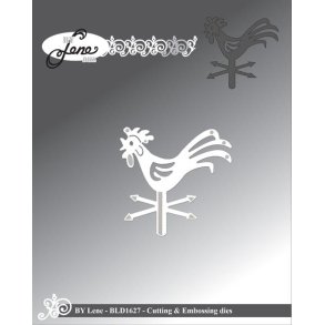 Dies/skre stencils, By Lene's BLD1627, Vejrhane