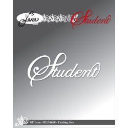 Dies/skre stencils, By Lene's BLD1660, "Student"