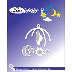 Dies/skre stencils, By Lene's BLD1665, Baby uro