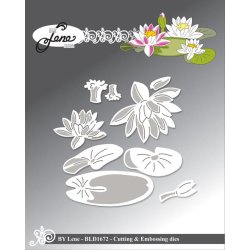 Dies/skre stencils, By Lene's BLD1672, kander