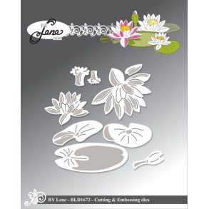 Dies/skre stencils, By Lene's BLD1672, kander