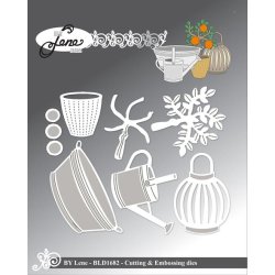 Dies/skre stencils, By Lene's BLD1682, Tilbehr til haven#1