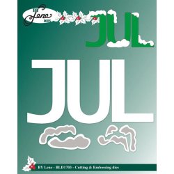 Dies/skre stencils, By Lene's BLD1703 - J U L