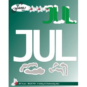 Dies/skre stencils, By Lene's BLD1703 - J U L