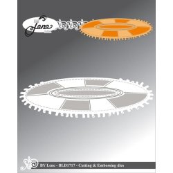 Dies/skre stencils, By Lene's BLD1717, Gulvtppe (eller mske et fad)