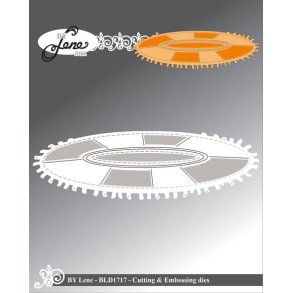 Dies/skre stencils, By Lene's BLD1717, Gulvtppe (eller mske et fad)