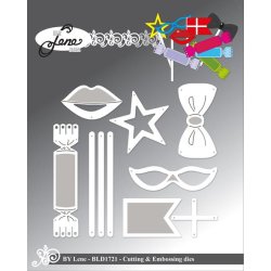 Dies/skre stencils, By Lene's BLD1721, Nytrsljer