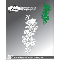 Dies/skre stencils, By Lene's BLD1744, Efeu-ranke