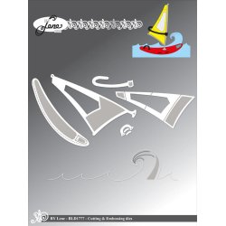 Dies/skre stencils, By Lene's BLD1777, Surfer