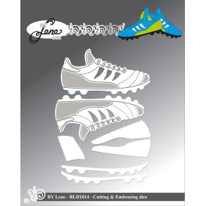 Dies/sk�re stencils, By Lene's BLD1814, Fodboldst�vler