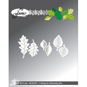 Dies/sk�re stencils, By Lene's BLD1827, Blade 3 forskellige hver i 2 st�rrelser