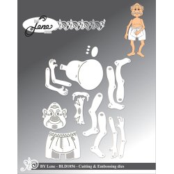 Dies/sk�re stencils, By Lene's BLD1856, Senior-serien; En �ldre herre