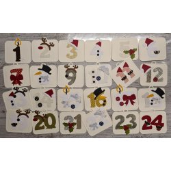 Dies/sk�re stencils, By Lene's BLD1884, Tal og gavem�rke med juletilbeh�r