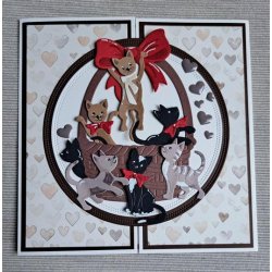 Dies/sk�re stencils, By Lene's BLD1886, Jule-katte