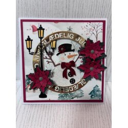 Dies/sk�re stencils, By Lene's BLD1887, Is-krystaller