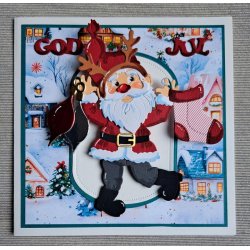 Dies/sk�re stencils, By Lene's BLD1890, "God Jul" &amp; "Gl�delig Jul"