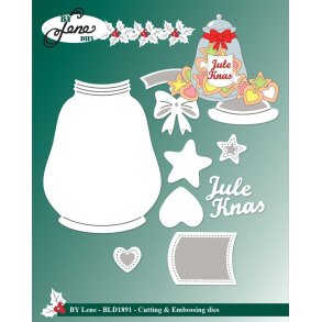 Dies/sk�re stencils, By Lene's BLD1891, 