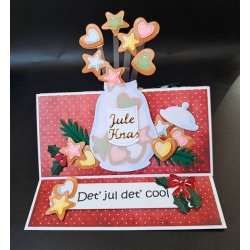 Dies/sk�re stencils, By Lene's BLD1891, "Krukke med sm�kager"