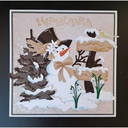 Dies/sk�re stencils, By Lene's BLD1892, "Vinter vejskilte"