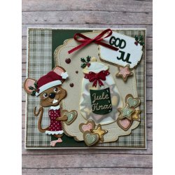 Dies/sk�re stencils, By Lene's BLD1894, "Elegante rammer"