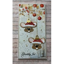 Dies/sk�re stencils, By Lene's BLD1896, "T�j &amp; Tilbeh�r til musen nr. BLD1895"